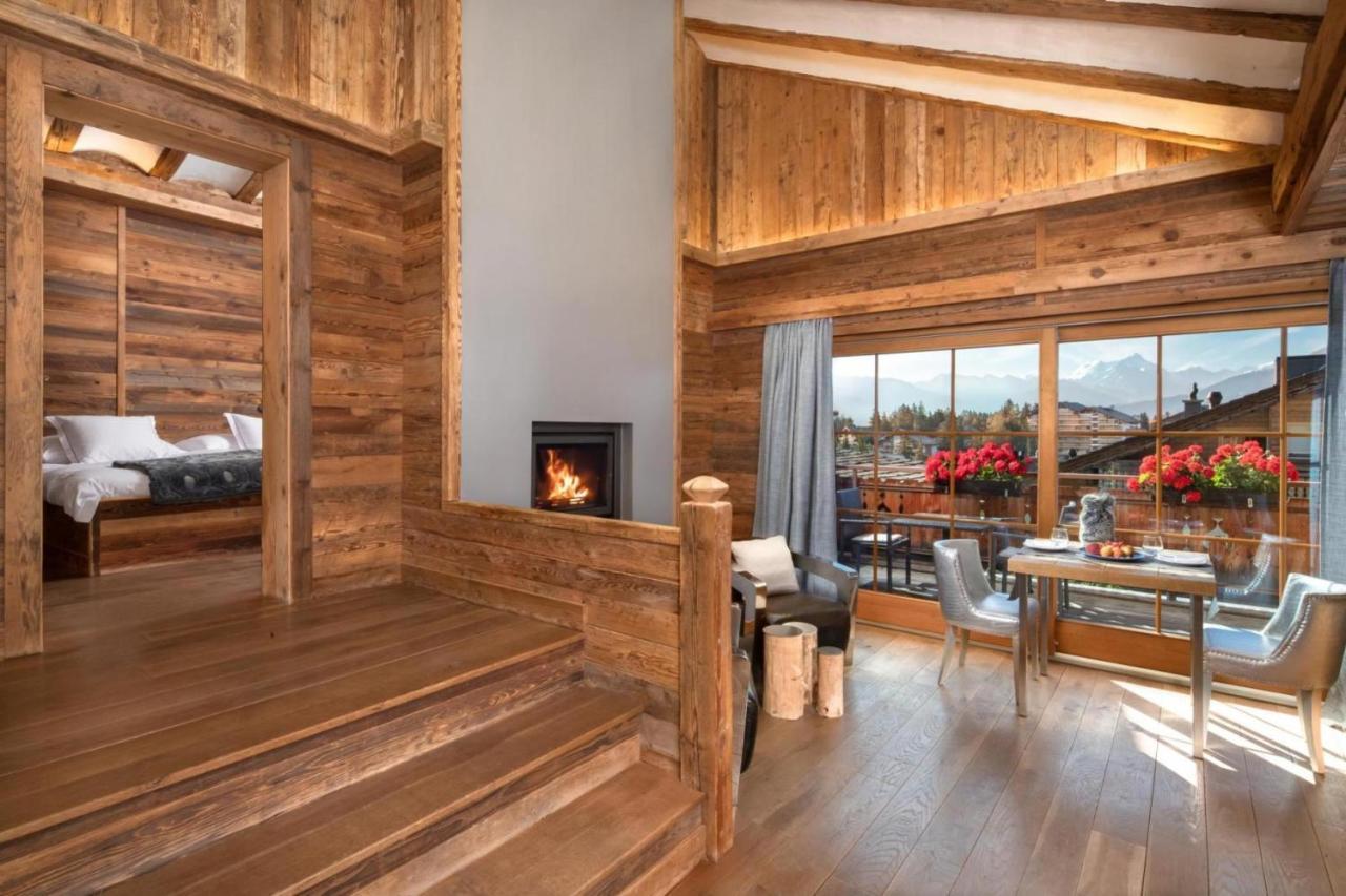 Hostellerie Du Pas De L'Ours "Relais Et Chateaux" Crans-Montana Dış mekan fotoğraf
