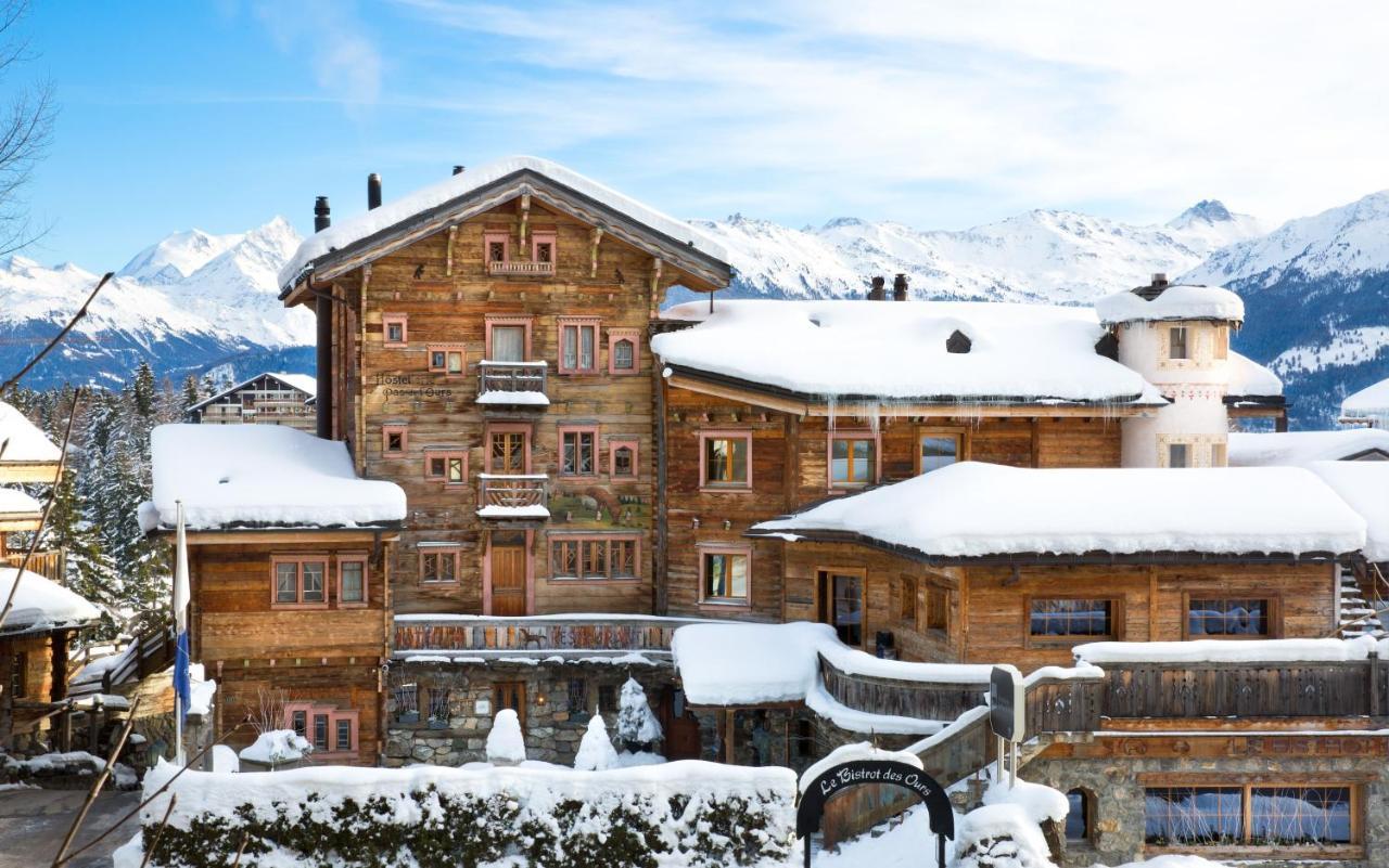 Hostellerie Du Pas De L'Ours "Relais Et Chateaux" Crans-Montana Dış mekan fotoğraf