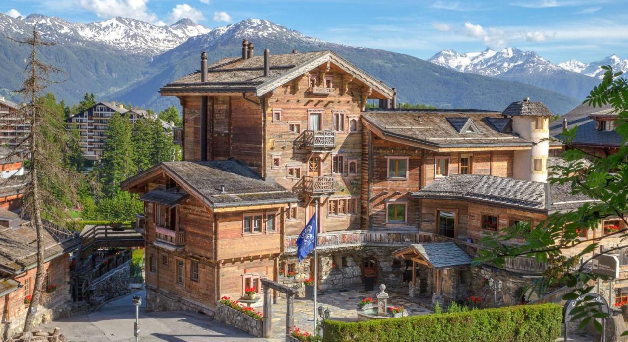 Hostellerie Du Pas De L'Ours "Relais Et Chateaux" Crans-Montana Dış mekan fotoğraf