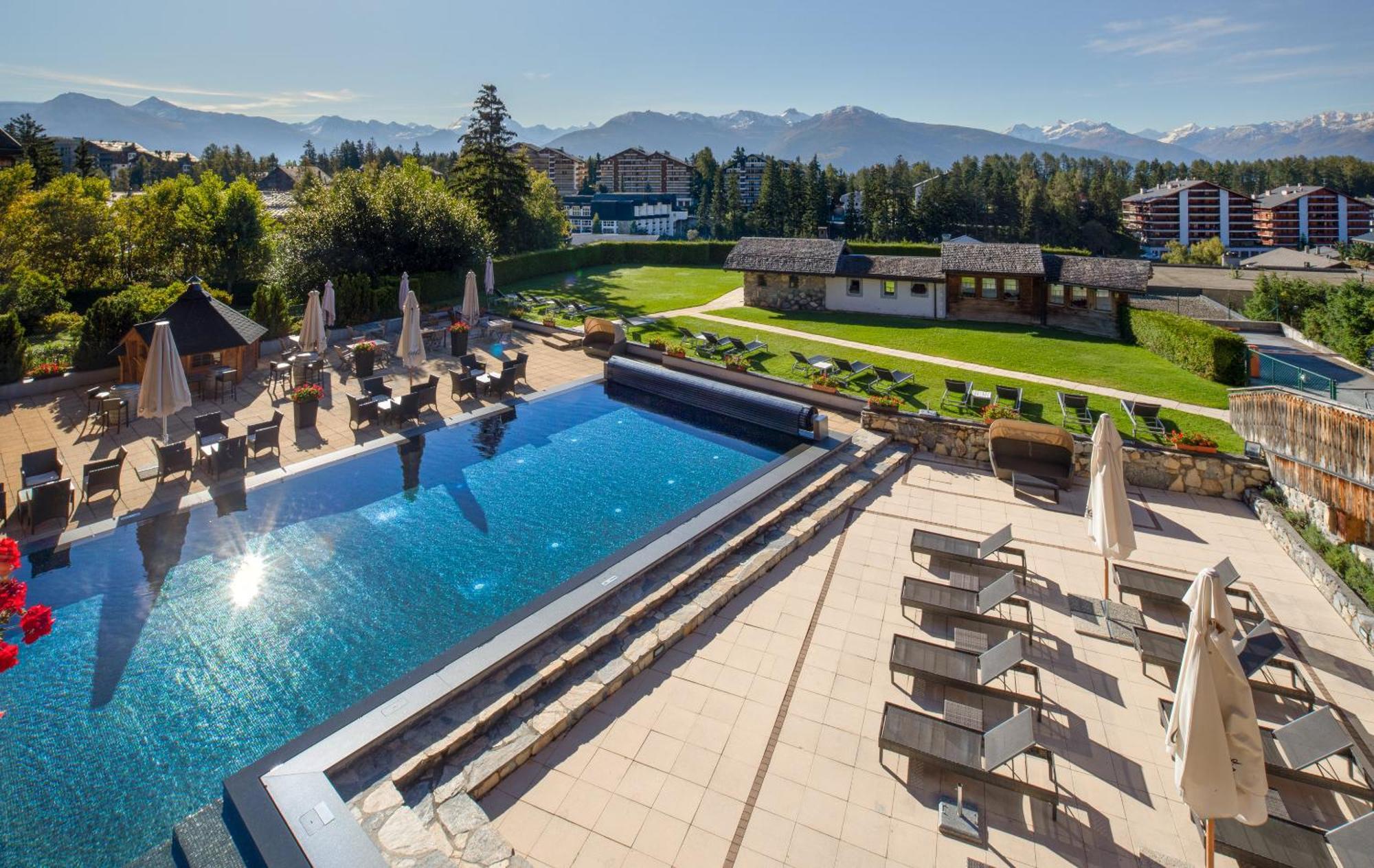 Hostellerie Du Pas De L'Ours "Relais Et Chateaux" Crans-Montana Dış mekan fotoğraf