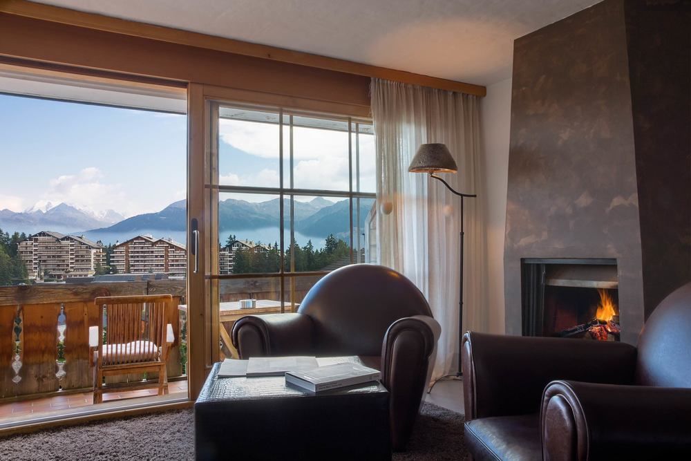 Hostellerie Du Pas De L'Ours "Relais Et Chateaux" Crans-Montana Dış mekan fotoğraf