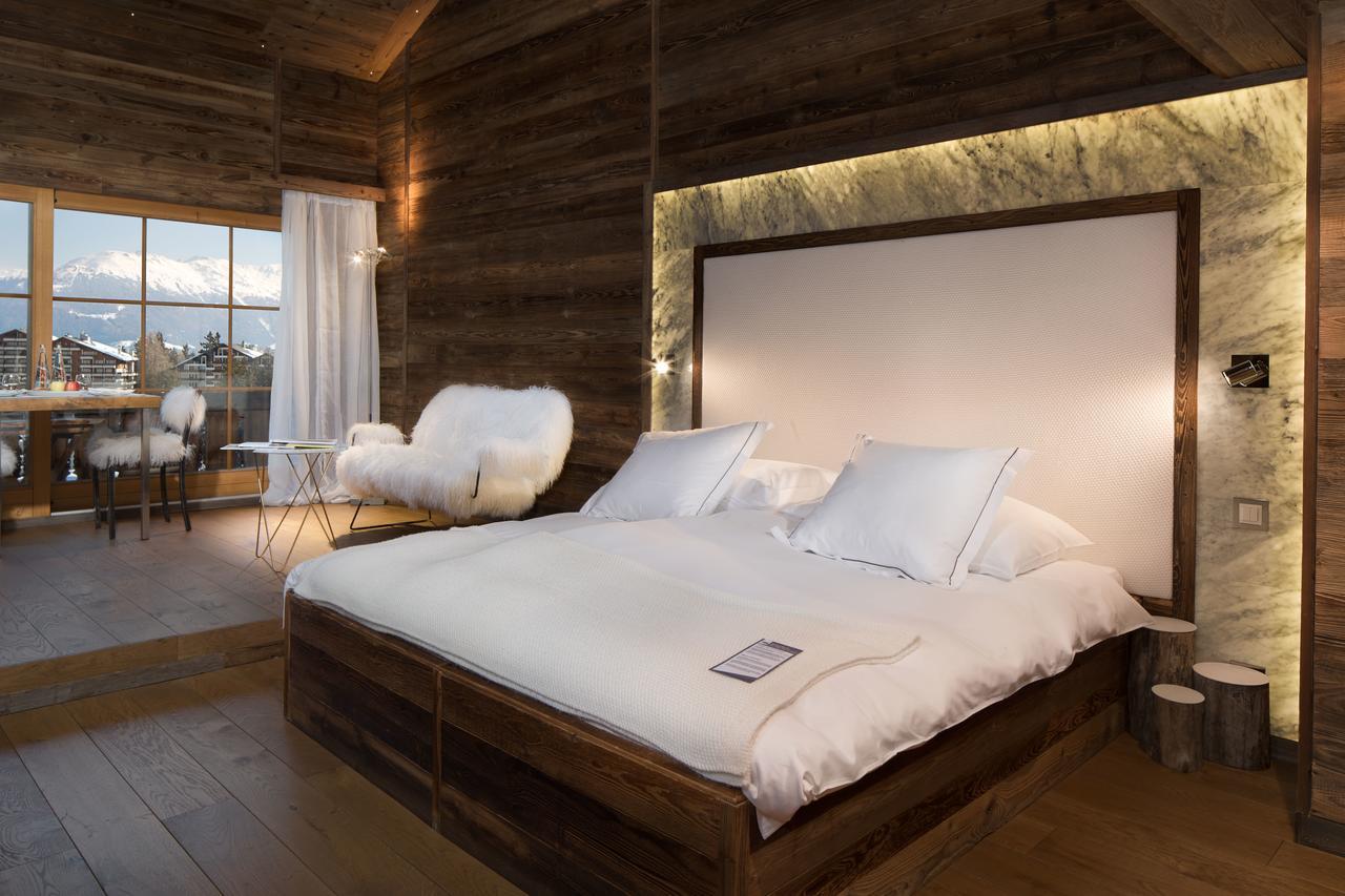 Hostellerie Du Pas De L'Ours "Relais Et Chateaux" Crans-Montana Dış mekan fotoğraf
