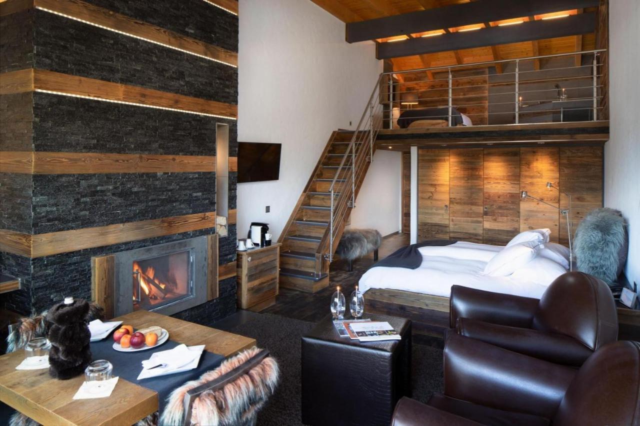 Hostellerie Du Pas De L'Ours "Relais Et Chateaux" Crans-Montana Dış mekan fotoğraf