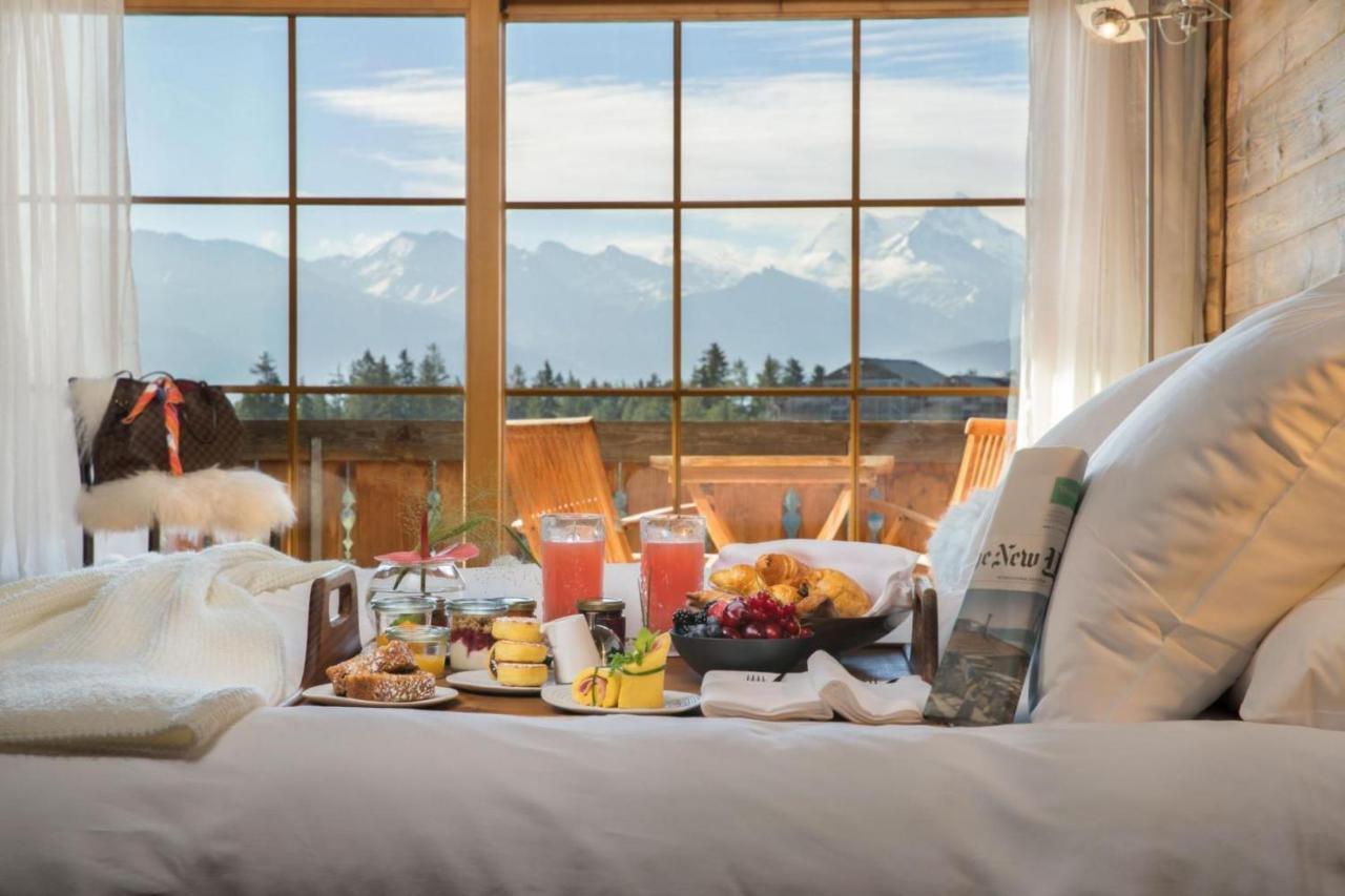 Hostellerie Du Pas De L'Ours "Relais Et Chateaux" Crans-Montana Dış mekan fotoğraf